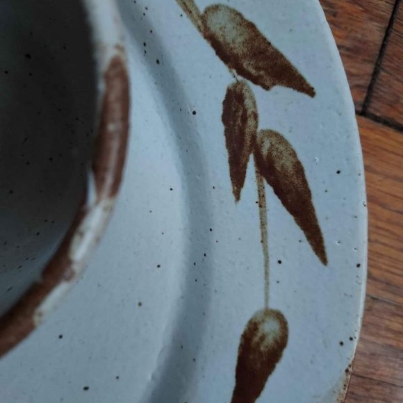 Chip and Dip plate and triple dip condiment salsa queso bowl - pottery -… - Picture 5 of 8